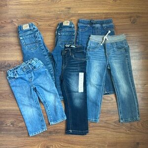 (6 pcs) Boys denim Jeans 2-3T The Children’s Place Cat & Jack